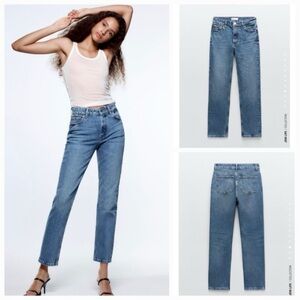 ZARA Straight leg jeans size 6